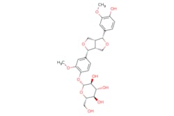 eMolecules​&nbsp;(-)-Pinoresinol 4-O-glucoside | Advanced ChemBlocks | 41607-20-9 |  | 520.531 | C26H32O11 | 97.000 | COc1cc(ccc1O)[C@@H]1OC[C@H]2[C@@H]1CO[C@H]2c1ccc(O[C@H]2O[C@@H](CO)[C@H](O)[C@@H](O)[C@@H]2O)c(OC)c1 | 25mg | 843721073