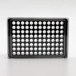Revvity Health Sciences Inc&nbsp;PhenoPlate 96-well, black, optically clear flat-bottom, fibronectin-coated, lids, case of 10
