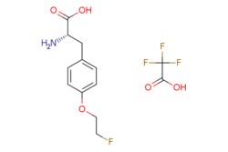eMolecules​&nbsp;O-(2-Fluoroethyl)-L-tyrosine 2,2,2-trifluoroacetic acid | ChemScene | 2991227-87-1 | MFCD08061440 | 341.259 | C13H15F4NO5 | 95.000 | OC(=O)C(F)(F)F.N[C@@H](Cc1ccc(OCCF)cc1)C(O)=O | 1g | 854362376