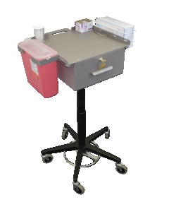Omnimed Inc Omnimed Store & Go Phlebotomy Cart, Quantity: Each of 1