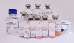 MOLTOX Molecular Toxicology Inc&nbsp;60-250.15 – NADPH REGENSYS A Plus. 15ml refers to final volume of S9 mix/pkg. Intended for use in EAT testing. Supports 5-30% S9 mix. G-6-P MgCl2-KCL in 0.1M phosphate buffer. pH 7.4. Add to B Plus. Refrigerate.