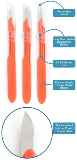 Southmedic&nbsp;#11 Sterile PPSS Scalpel 120/cs