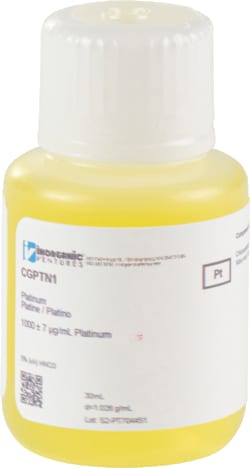 Inorganic Ventures&nbsp;PLATINUM HNO3 30ML- 1000UG/ML