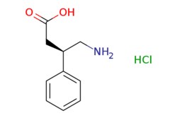 eMolecules​&nbsp;(R)-4-Amino-3-phenylbutanoic acid hydrochloride | Abosyn Chemicals Inc. | 52992-48-0 | MFCD28369456 | 215.680 | C10H14ClNO2 | 0.000 | Cl.NC[C@H](CC(O)=O)c1ccccc1 | 5g | 476173623