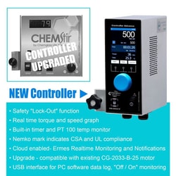 Chemglass Life Sciences&nbsp;Chemglass 50 L Jacketed Process Reactor System, Complete, Air Motor