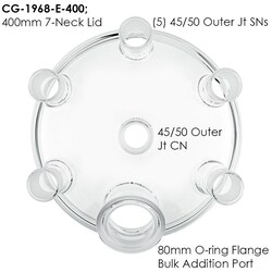 Chemglass Life Sciences&nbsp;Chemglass 30 L Jacketed Process Reactor System, Complete, Electric Motor, Mechanical Bearing