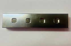 PATHOLOGY INNOVATIONS&nbsp;The 10mm Well Bar has four wells that are 3mm deep on one-inch thick stainless steel. These bars are stored in the cryostat and serve as a powerful heat sink to rapidly freeze the block.