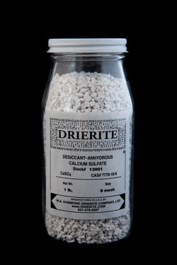 WA HAMMOND DRIERITE COMPANY&nbsp;DRIERITE, REGULAR (NON-INDICATING) 8 MESH 1 LB JAR, STOCK# 13001