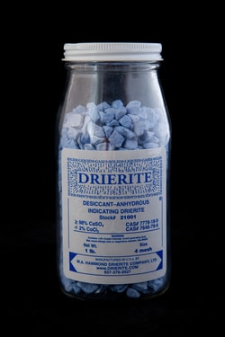 WA HAMMOND DRIERITE COMPANY&nbsp;DRIERITE, INDICATING 4 MESH 1 LB JAR, STOCK# 21001