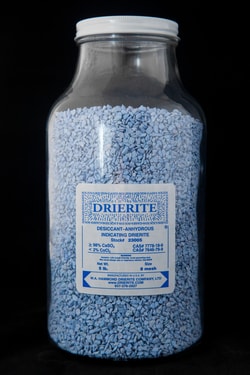 WA HAMMOND DRIERITE COMPANY&nbsp;DRIERITE, INDICATING 8 MESH 5 LB JAR, STOCK# 23005