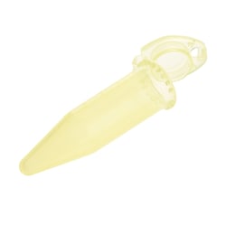 CELLTREAT Scientific Products&nbsp;5mL Macro Centrifuge Tube, Snap-Pop, Yellow, Non-sterile