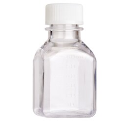 CELLTREAT Scientific Products&nbsp;60mL Media Bottle, Square, PETG, Tamper Evident, Bulk, Sterile