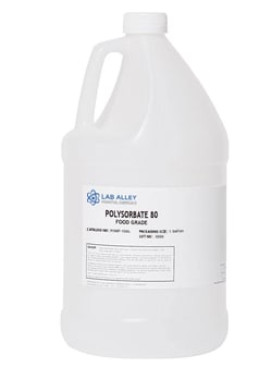 LAB ALLEY Lab Alley Polysorbate 80 Food Grade Kosher Halal, Quantity: Case