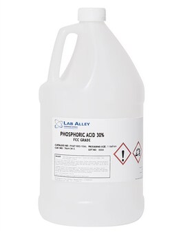 LAB ALLEY Phosphoric Acid 30% Solution Food Grade (FCC) Kosher Halal, Quantity:
