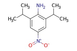 eMolecules​&nbsp;2,6-Diisopropyl-4-nitroaniline | Ambeed | 163704-72-1 | MFCD03426208 | 222.288 | C12H18N2O2 | 95.000 | CC(C)c1cc(cc(C(C)C)c1N)[N+]([O-])=O | 250mg | 642082121