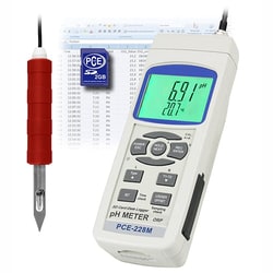 PCE AMERICAS INC Handheld pH meat Meter 0.00 to 14.00 pH