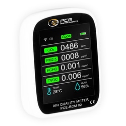 PCE AMERICAS INC&nbsp;Digital Thermometer: measurement of CO2, formaldehyde, TVOC, temperature and room humidity / WiFi connection
