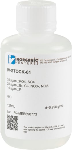 INORGANIC VENTURES INC MULTI ANALYTE H20CONTROL A