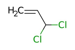 eMolecules​&nbsp;563-57-5 | 1-PROPENE, 3,3-DICHLORO- | AstaTech | MFCD20621156 | 110.970 | C3H4Cl2 | 95.000 | ClC(Cl)C=C | 0.25g | 850205072