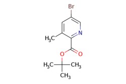 eMolecules​&nbsp;tert-Butyl 5-bromo-3-methylpicolinate | Combi-Blocks, Inc. | 1356037-30-3 | MFCD26398913 | 272.142 | C11H14BrNO2 | 98.000 | Cc1cc(Br)cnc1C(=O)OC(C)(C)C | 5g | 569296097