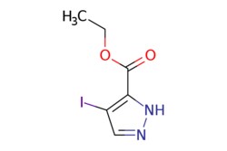 eMolecules​&nbsp;Ethyl 4-iodo-1h-pyrazole-5-carboxylate | Combi-Blocks | 179692-08-1 | MFCD00466329 | 266.038 | C6H7IN2O2 | 97.000 | CCOC(=O)c1[nH]ncc1I | 10g | 401040277