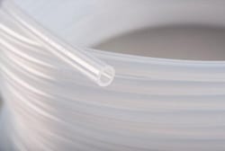 Accuflow Systems&nbsp;Saint-Gobain Silicone Tubing, Platinum-Cured, 1/4 in ID, 25 ft