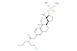 eMolecules​&nbsp;52205-73-9 | Estramustine Phosphate (sodium salt) | Cayman Chemical | MFCD00866320 | 564.350 | C23H30Cl2NNa2O6P | 0.000 | [Na+].[Na+].C[C@]12CC[C@H]3[C@@H](CCc4cc(OC(=O)N(CCCl)CCCl)ccc34)[C@@H]1CC[C@@H]2OP([O-])([O-])=O | 250mg | 370114360