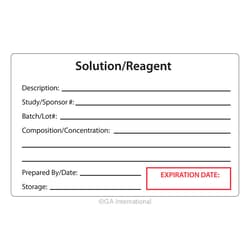 GA International&nbsp;Self-Laminating Calibration Labels - 