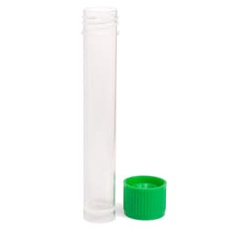 CELLTREAT Scientific Products 12mL Transport Tube, Caps and tubes packed separately, Non-sterile