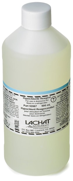 Hach Company&nbsp;Hach Hypochlorite NH3 Reagent, 500 mL (52007)