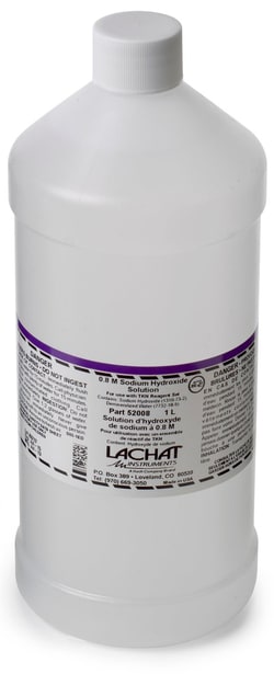 Hach Company&nbsp;0.8 M Sodium Hydroxide Solution, 1 L (Lachat reagent for FIA)