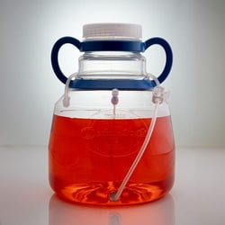 Thomson Instrument Company&nbsp;Optimum Growth 7L Flask w/ID 1/8” PharMED Tubing from Spout, Sampling Port, Sterile
