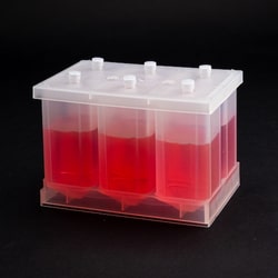 Thomson Instrument Company 6-Well Plate, 82mL, Square Well, Pyramid Bottom,