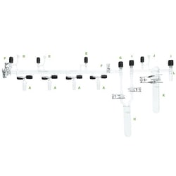 Chemglass Life Sciences&nbsp;Adapter, 18/9 Spherical Socket to 10 mm Hose Barb for Schlenk Line