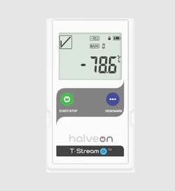 CAS DATALOGGERS&nbsp;Halveon T Stream Dry Ice Multi Use Temperature Data Logger