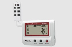 CAS DATALOGGERS&nbsp;TandD TR72A2 WiFi/Bluetooth Temperature and Humidity Data Logger