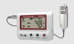CAS DATALOGGERS&nbsp;TandD TR72A2-S WiFi/Bluetooth High Accuracy Temperature/Humidity Data Logger