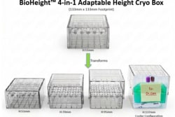 INNOSYNTH TECHNOLOGIES LLC&nbsp;BioHeight&trade; 5x5” Polycarbonate 4-in-1 Adaptive-Height Cryo Box