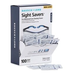 CTMATTER LLC&nbsp;Sight Savers Premoistened Lens Cleaning Tissues, 8 x 5, 100/Box