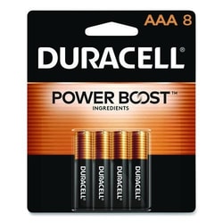 CTMATTER LLC&nbsp;Duracell Coppertop AAA Alkaline Battery, 8/Pack (DURMN2400B8Z)
