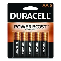 CTMATTER LLC&nbsp;Duracell Coppertop AA Alkaline Battery, 8/Pack (MN1500B8Z)