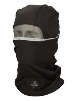 Refrigiwear Inc.&nbsp;6345 REGULAR BLACK OSA CONVERTIBLE HEADWEAR WITH 2 FACE LAYERS