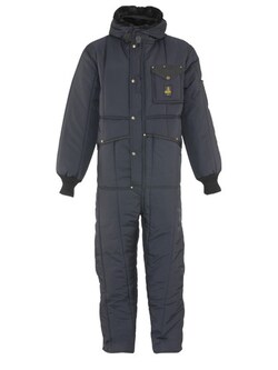 Refrigiwear Inc.&nbsp;0381 Regular Navy 2Xlarge Coverall Iron Tuff Hooded