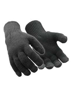 Refrigiwear Inc. 0237R Regular Silver L/XL Thermal Touch Screen Glove,