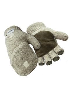 Refrigiwear Inc.&nbsp;0304R Regular Brown Large Insulated Ragg Wool Mitt