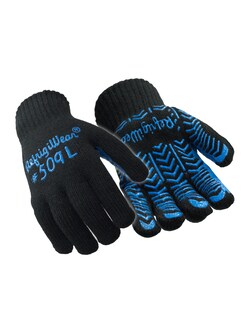 Refrigiwear Inc.&nbsp;0509R Regular Black Large Dbl Layr Herringbne Grip Glove