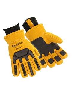 Refrigiwear Inc.&nbsp;2645 Reg Gold Lar Double Insulated Cowhide Glove with Impact Pads