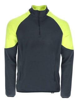 Refrigiwear Inc.&nbsp;9215 REGULAR NAVY/LIME XLARGE ENDURANCE ACTIVE QUARTER-ZIP MID-LAYER