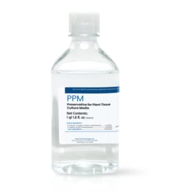 PLANT CELL TECHNOLOGY&nbsp;Broad-spectrum biocide for plant tissue culture, in-vitro laboratory use only, Plant Preservative Mixture&trade;, PPM&trade;, Clear Liquid, Anti-Contamination, 1L Bottle