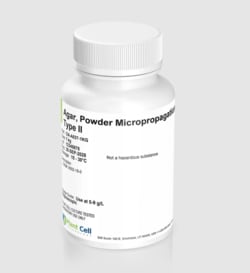 PLANT CELL TECHNOLOGY&nbsp;Gelling Agent, Plant Tissue Culture, Agar Type II, Off-White to Tan Powder, 1kg Pack